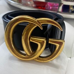 GUCCI GG Marmont Leather Belt